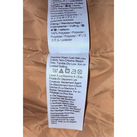 J.Crew Womens Villa Puffer Coat W/ Primaloft In Sand Castle Size XS BV700 - Picture 12 of 13